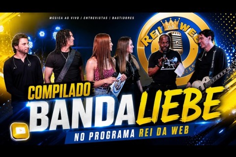 Banda Liebe agita o programa ‘Rei da Web’ com compilado exclusivo na ANA TV Play